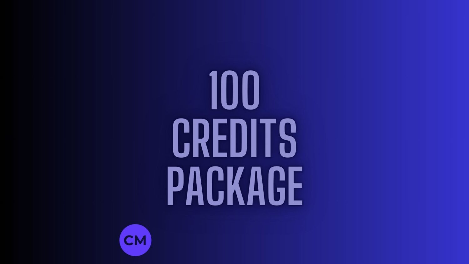 100 Credits Package
