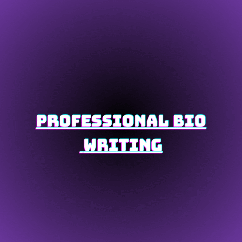 Professional Bio Writing