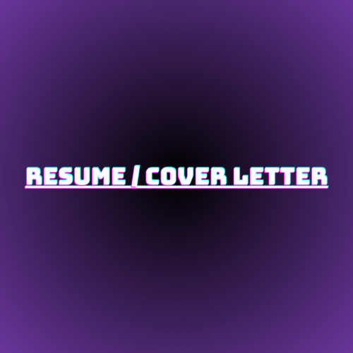 Resume / Cover Letter