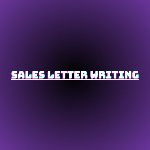 Sales Letter Writing