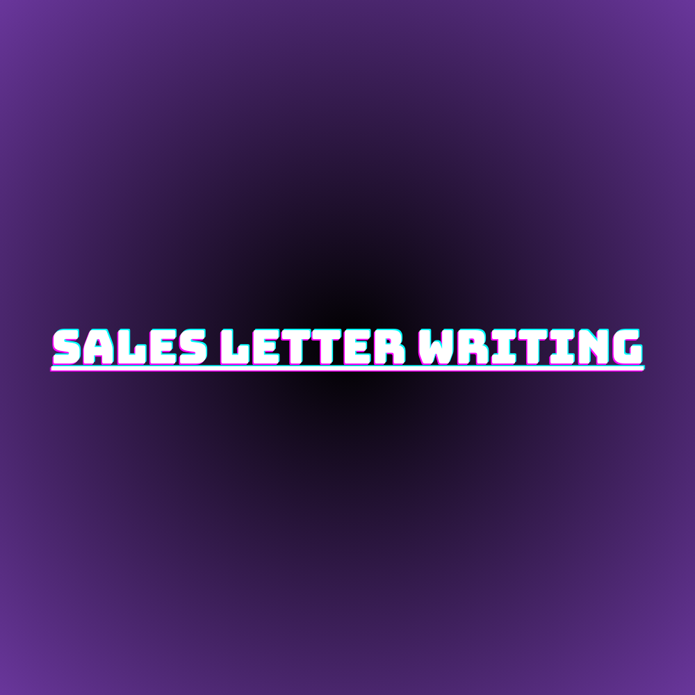 15 Sales Letter Writing