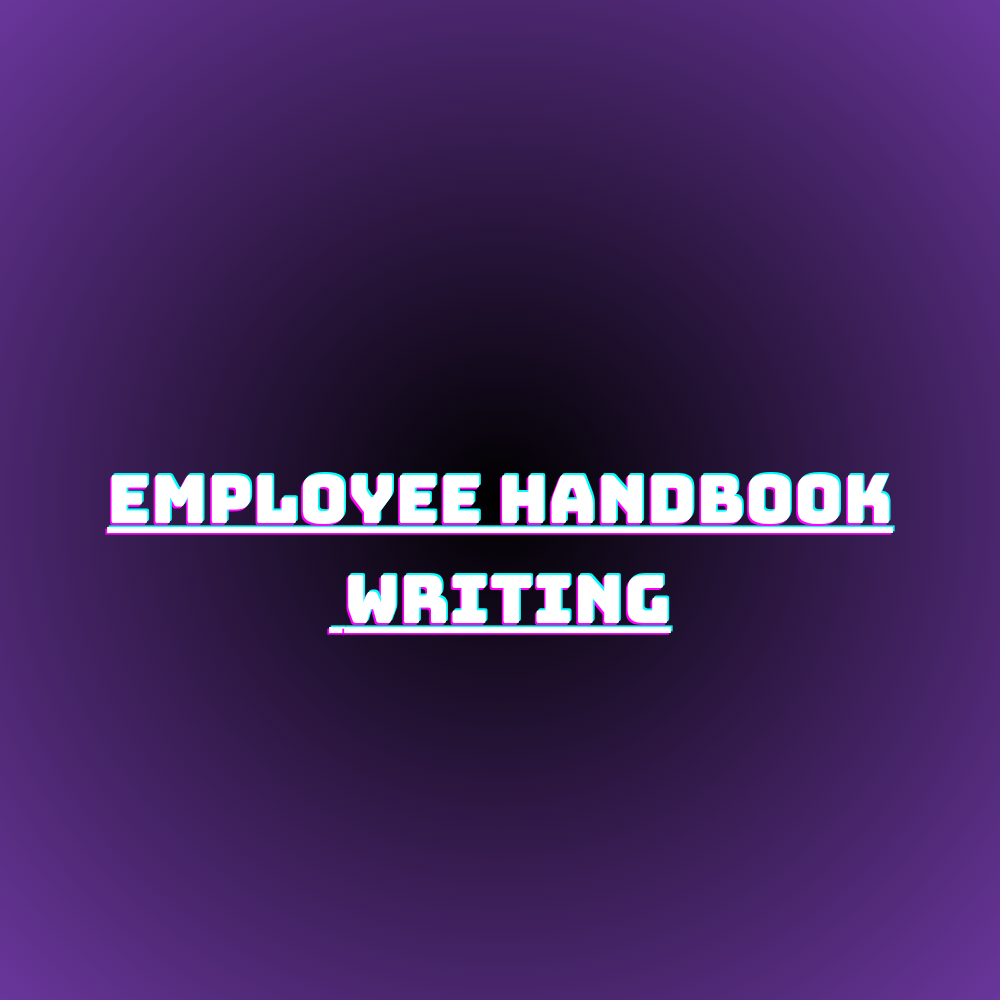 6 Employee Handbook Writing