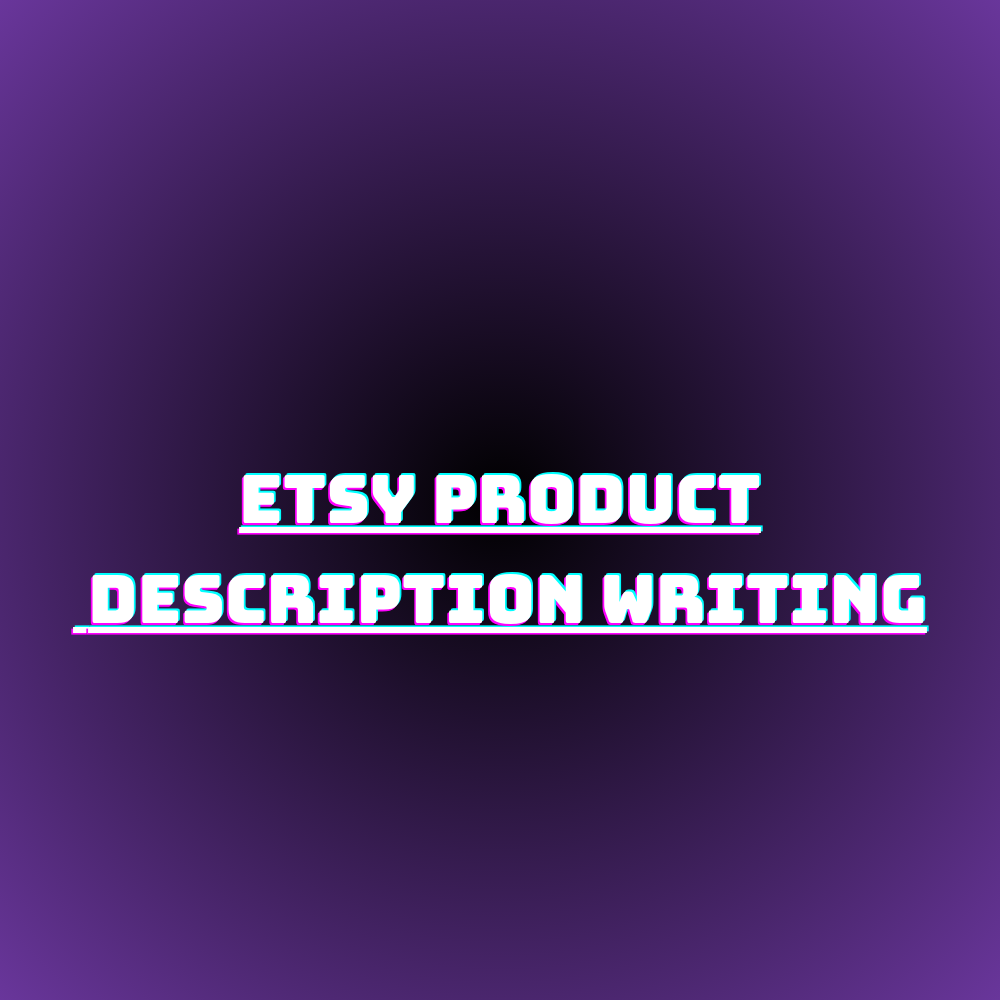 7 Etsy Product Description Writing